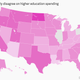 Image for article titled Mapped: The dizzying differences in what US states spend on higher education